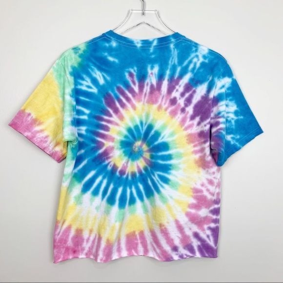 PINK FLOYD Tie Dye Band Retro Groovy Graphic‎ Tee Sz L - Picture 4 of 5